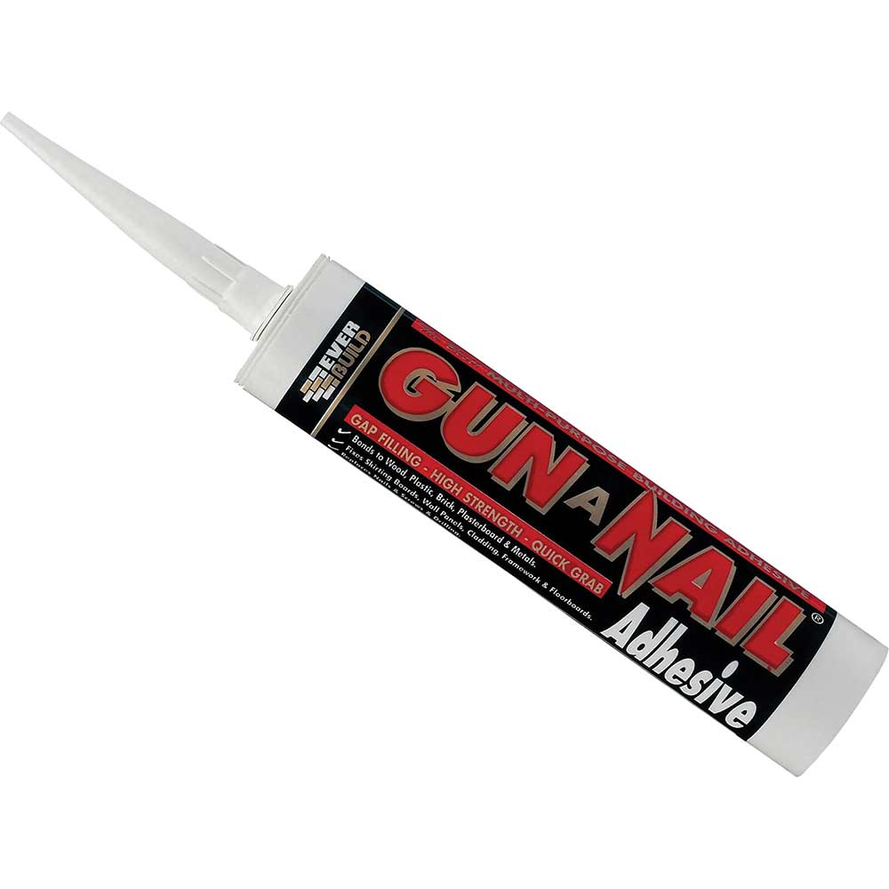 Image of Everbuild Gun A Nail Standard Adhesive 310ml