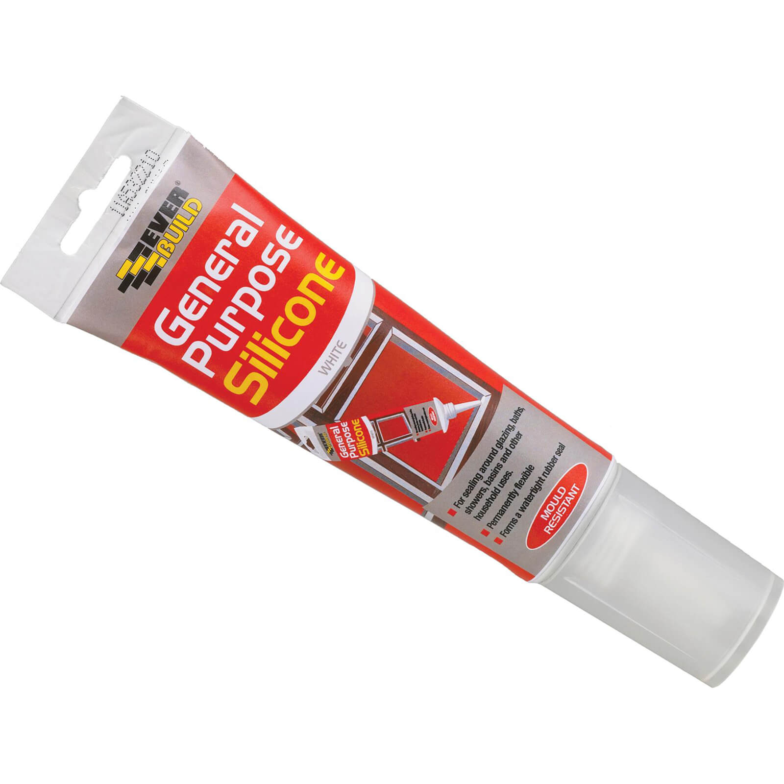 Image of Everbuild Easi Squeeze General Purpose Silicone Sealant Clear 80ml