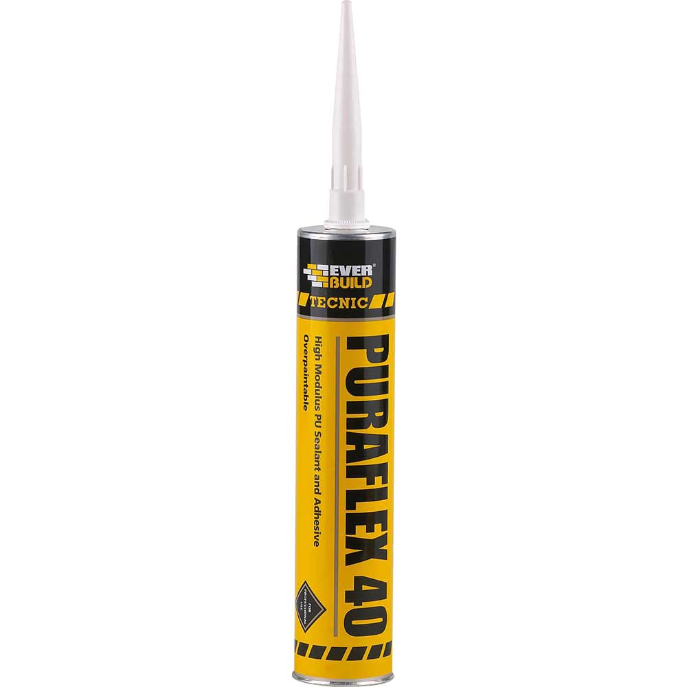 Everbuild Puraflex 40 Industrial PU Sealant Grey