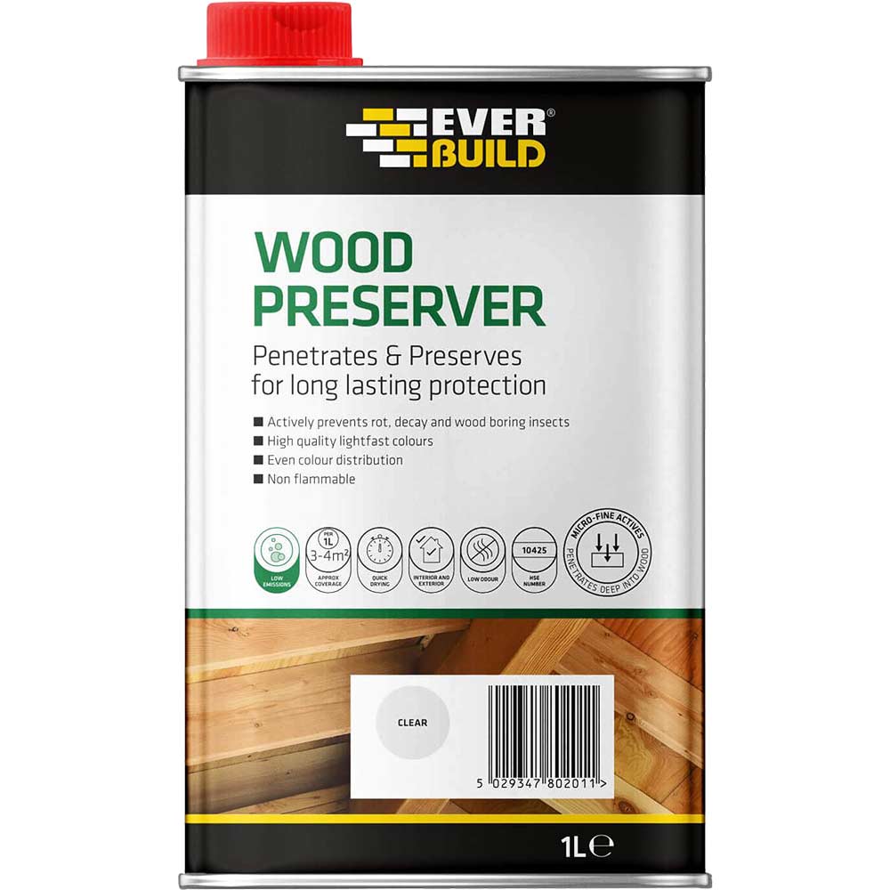 Everbuild Lumberjack Wood Preserver Clear