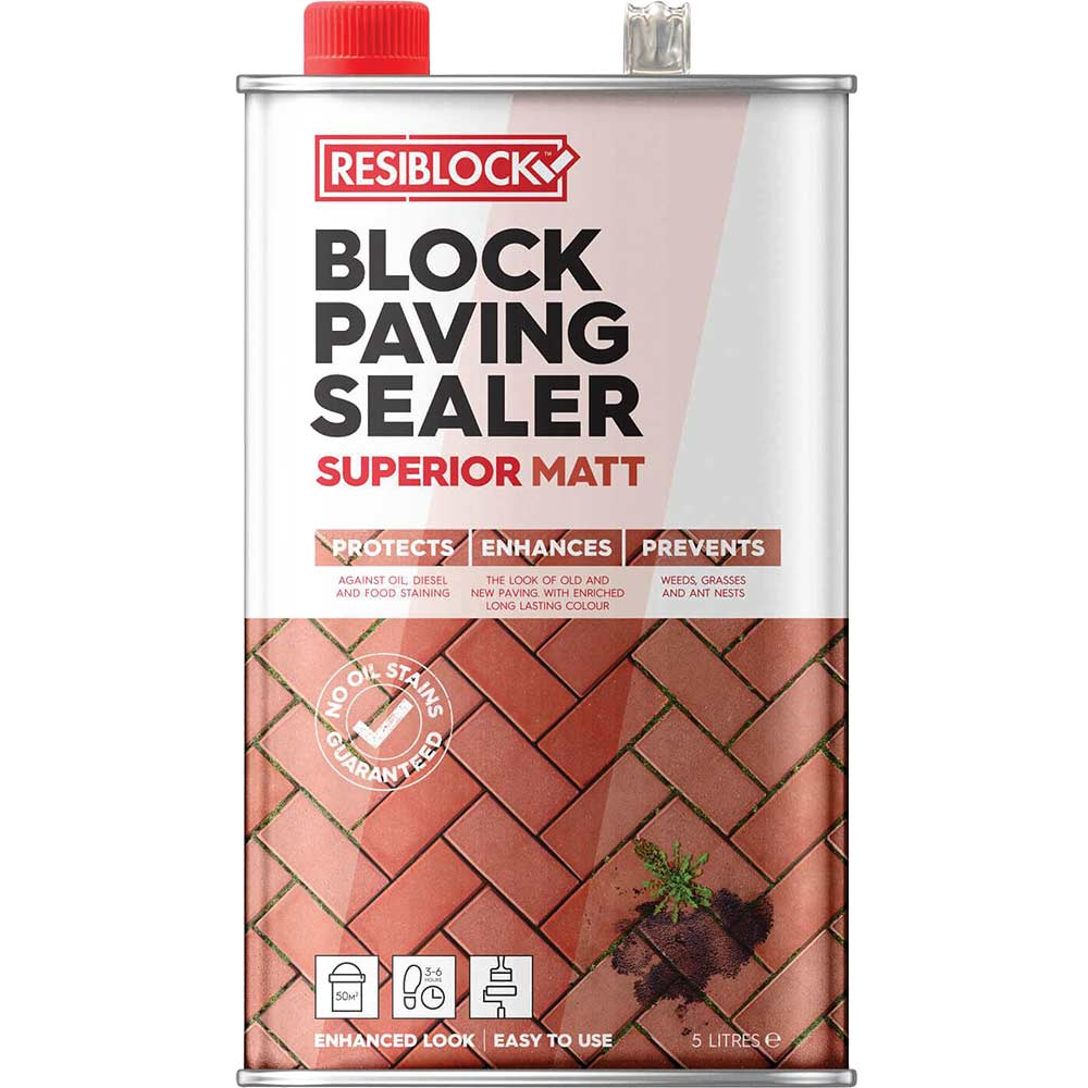 Image of Everbuild Resiblock Superior Block Paving Sealer Natural 5l