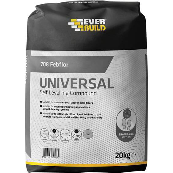 product image of Everbuild 708 Self Level Floor Cement Compound 20kg