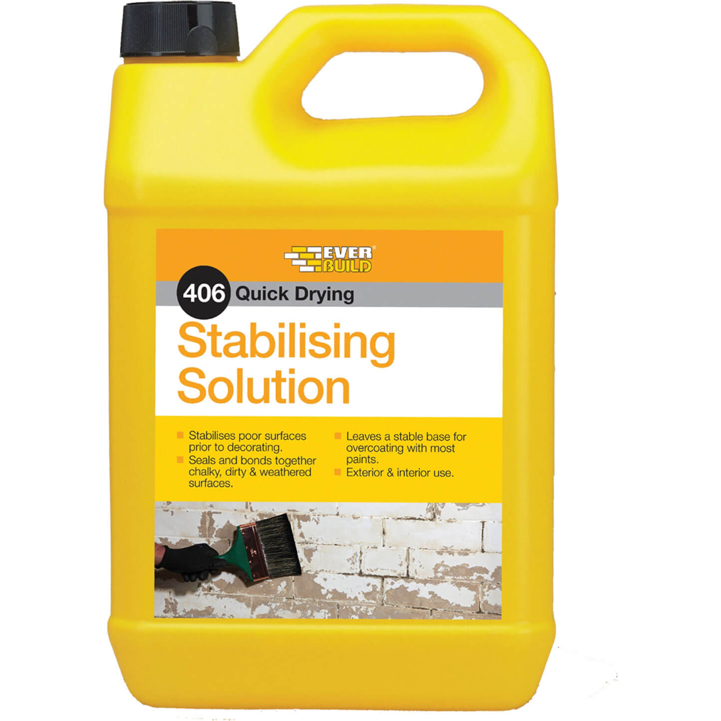 Image of Everbuild 406 Stabilising Solution for Most Surfaces 5L