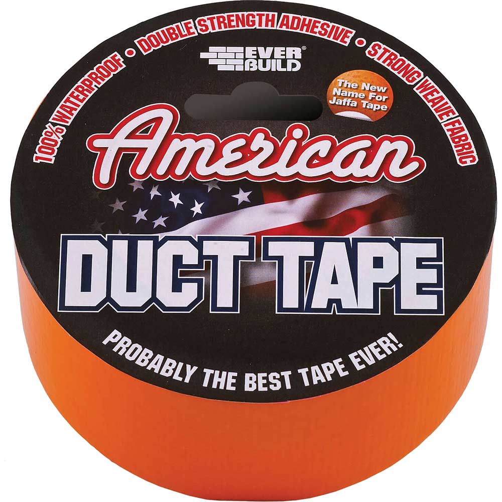 Everbuild American Duct Tape Orange 50mm 25m