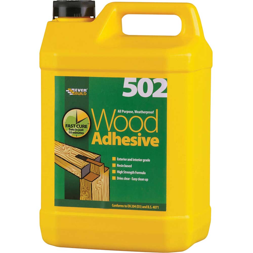 Image of Everbuild All Purpose Weatherproof Wood Adhesive 5l