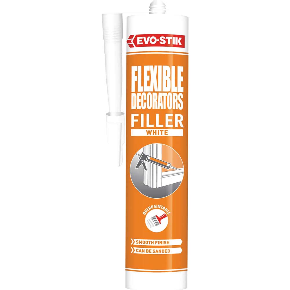 Image of Evo-stik Decorators Flex Filler White White 310ml