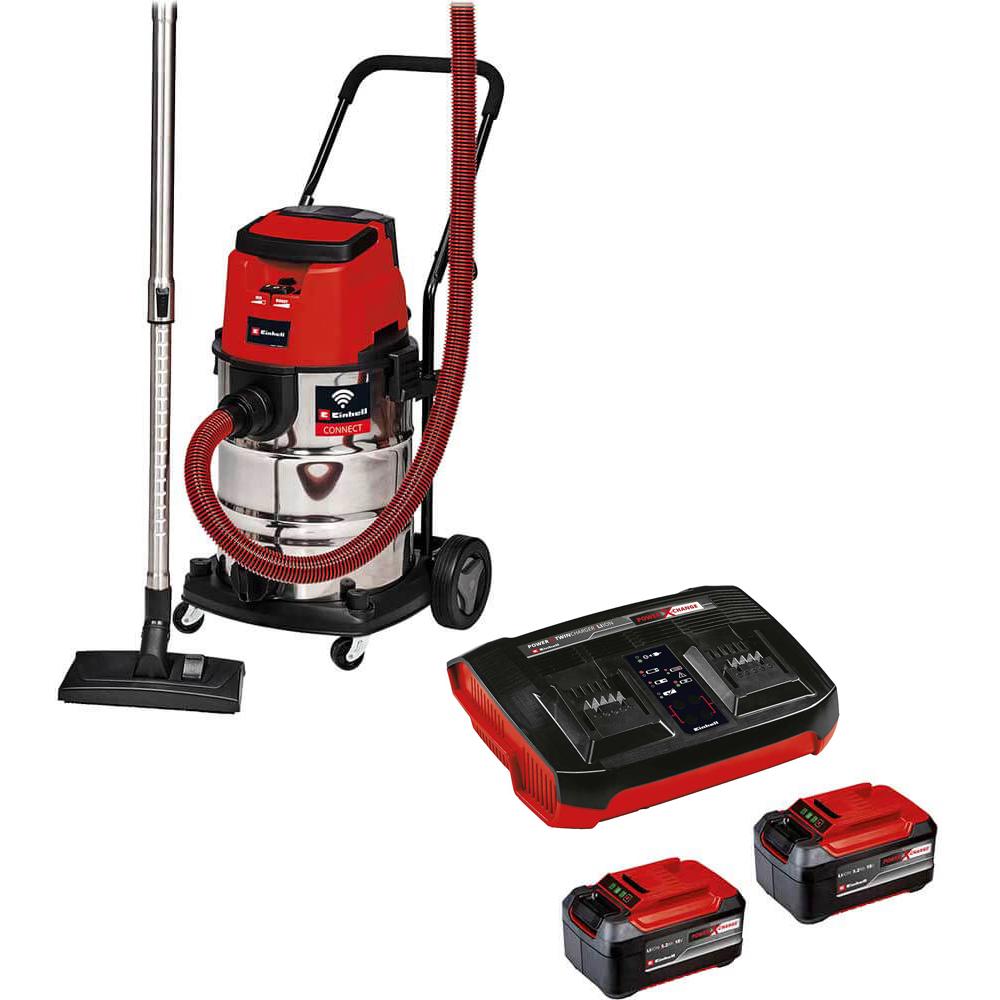Einhell Tp-Vc 36/30 S Auto 36V Cordless Wet And Dry Vacuum Cleaner 30L