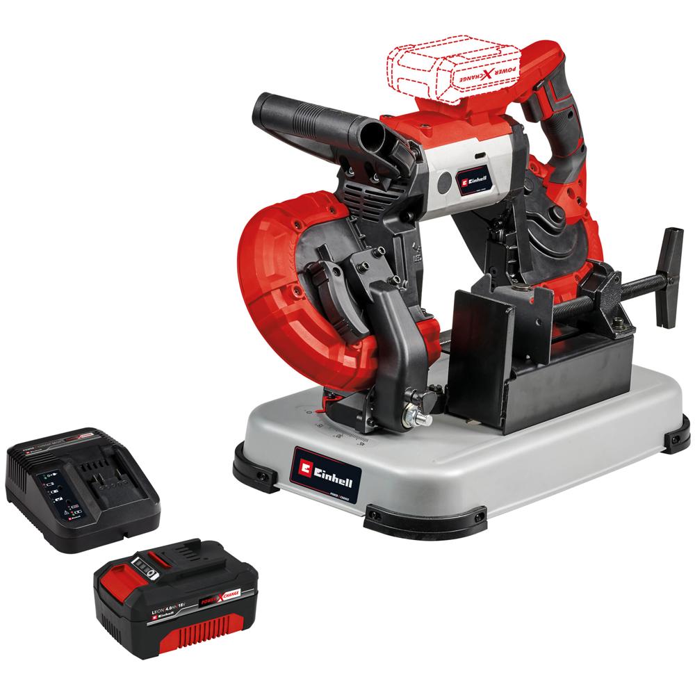 Einhell TE-MB 18/127 U Li 18v Cordless Bench or Handheld Bandsaw 1 x 4ah Li-ion Charger No Case