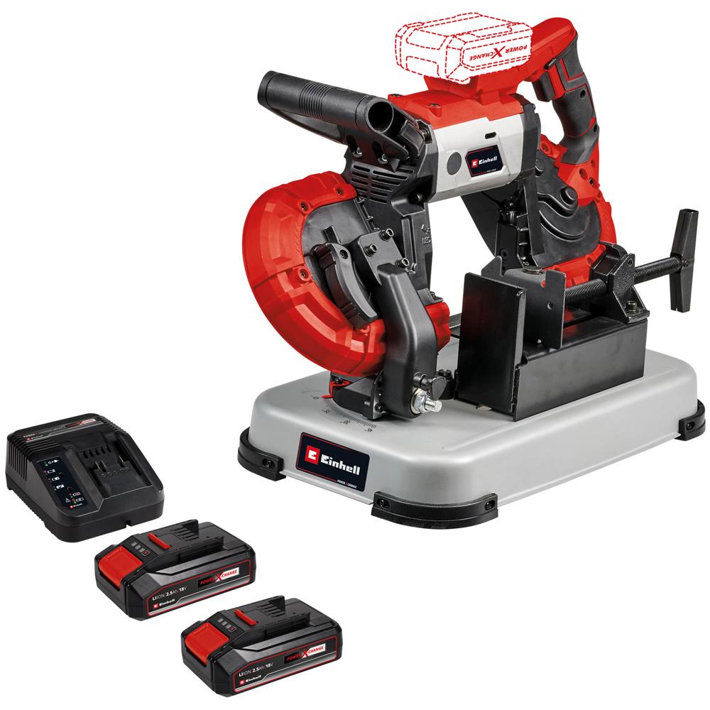 Einhell TE-MB 18/127 U Li 18v Cordless Bench or Handheld Bandsaw 2 x 2.5ah Li-ion Charger No Case