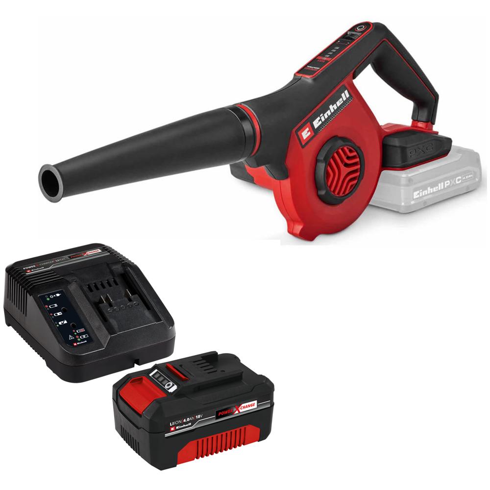 Einhell TE-CB 18/270 Li 18v Cordless Workshop Blower 1 x 4ah Li-ion Charger No Case