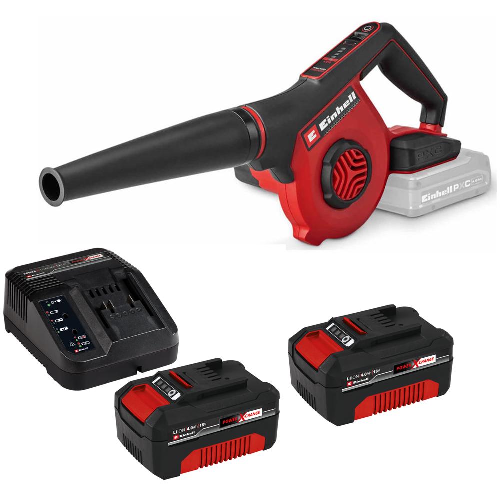Einhell TE-CB 18/270 Li 18v Cordless Workshop Blower 2 x 4ah Li-ion Charger No Case