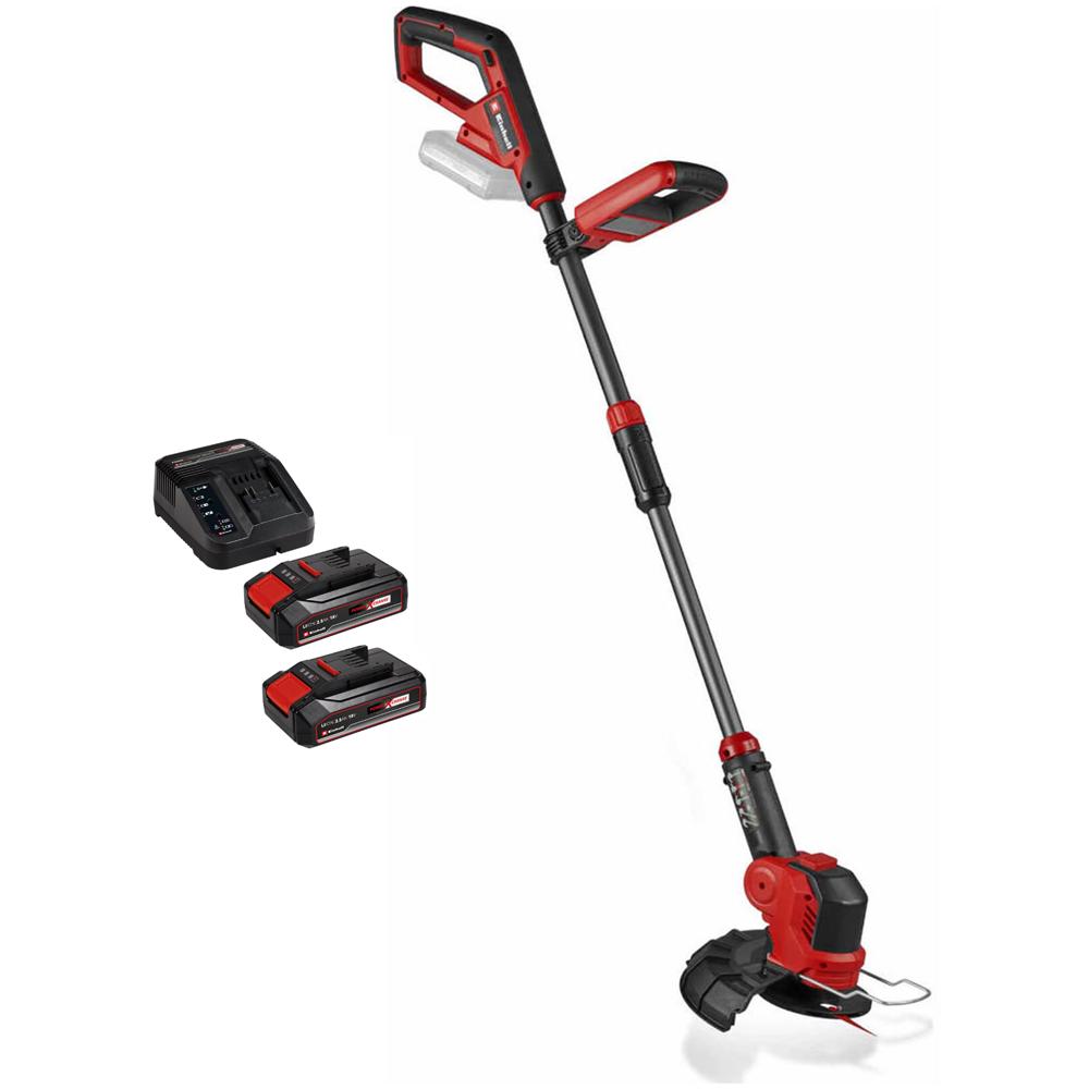 Einhell Ge-ct 18/25-1 Li 18v Cordless Grass Trimmer And Edger 250mm 2 X 2.5ah Li-ion Charger