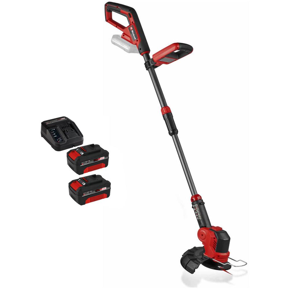 Einhell GE-CT 18/25-1 Li 18v Cordless Grass Trimmer and Edger 250mm 2 x 4ah Li-ion Charger