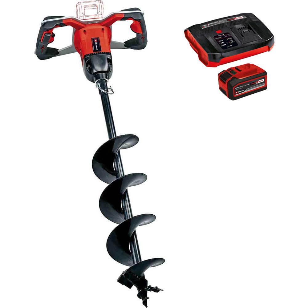 Einhell Professional GP-EA 18/150 Li BL 18v Cordless Brushless Earth Drill Auger 1 x 6ah Li-ion Battery Charger