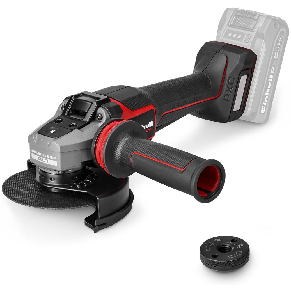 Einhell Professional TP-AG 18/125-13 Q P BL 18v Cordless Brushless Angle Grinder 125mm