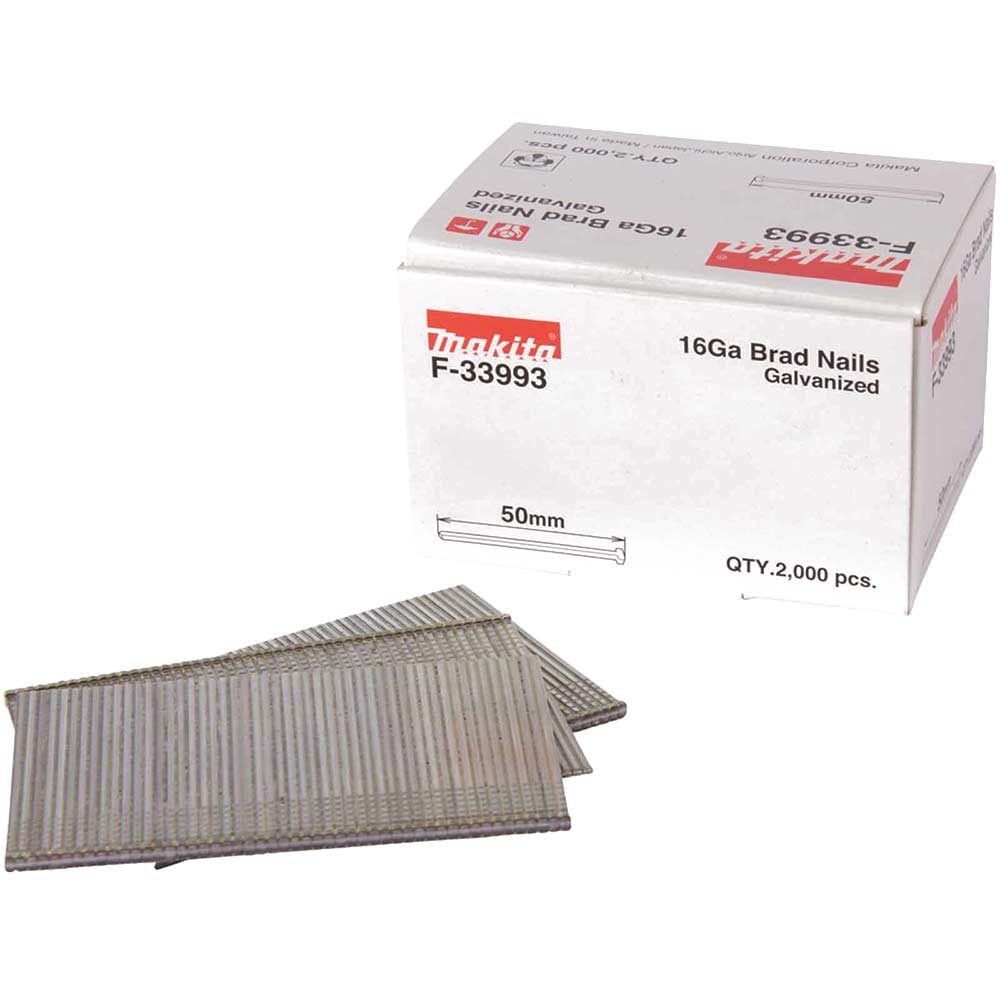 Straight 16 Gauge Finishing Brad Nails