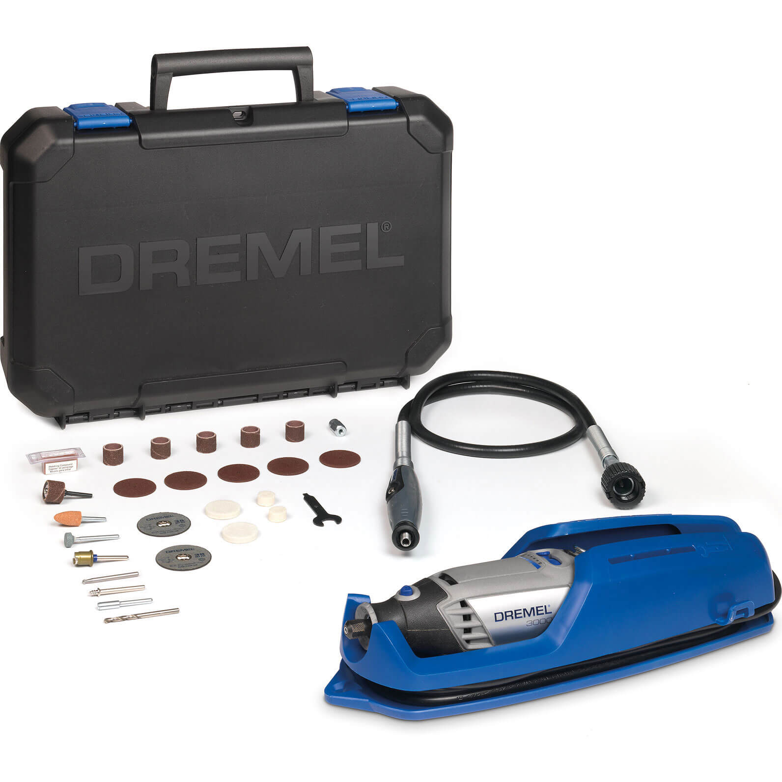 Image of Dremel 3000 Rotary Multi Tool 26 Accessory Kit 240v