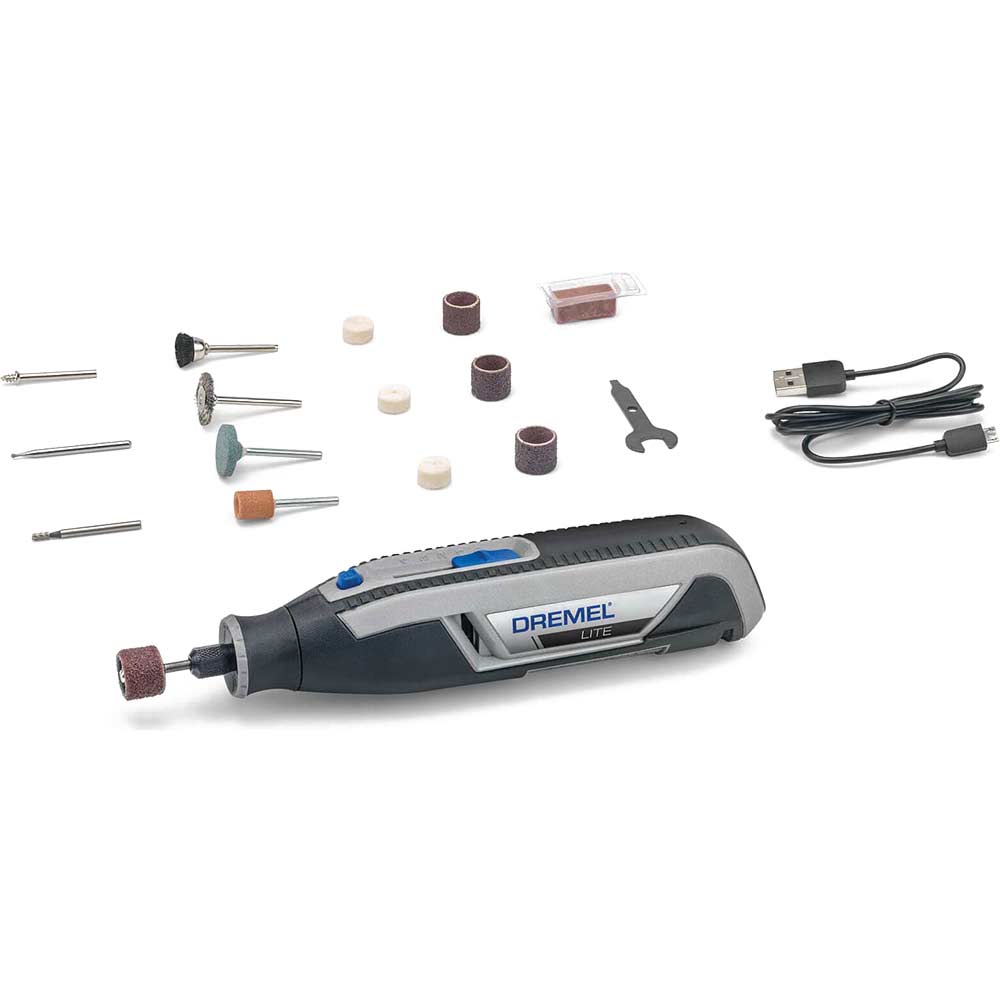 Dremel 7760 3.6v Cordless Rotary Multi Tool 15 Accessory Kit