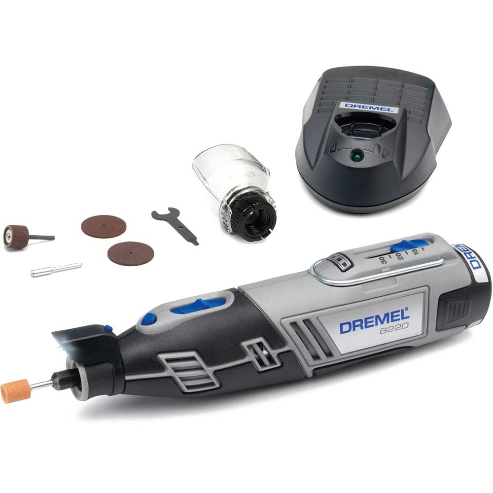 Dremel 8220 12v Cordless Rotary Multi Tool Accessory Kit