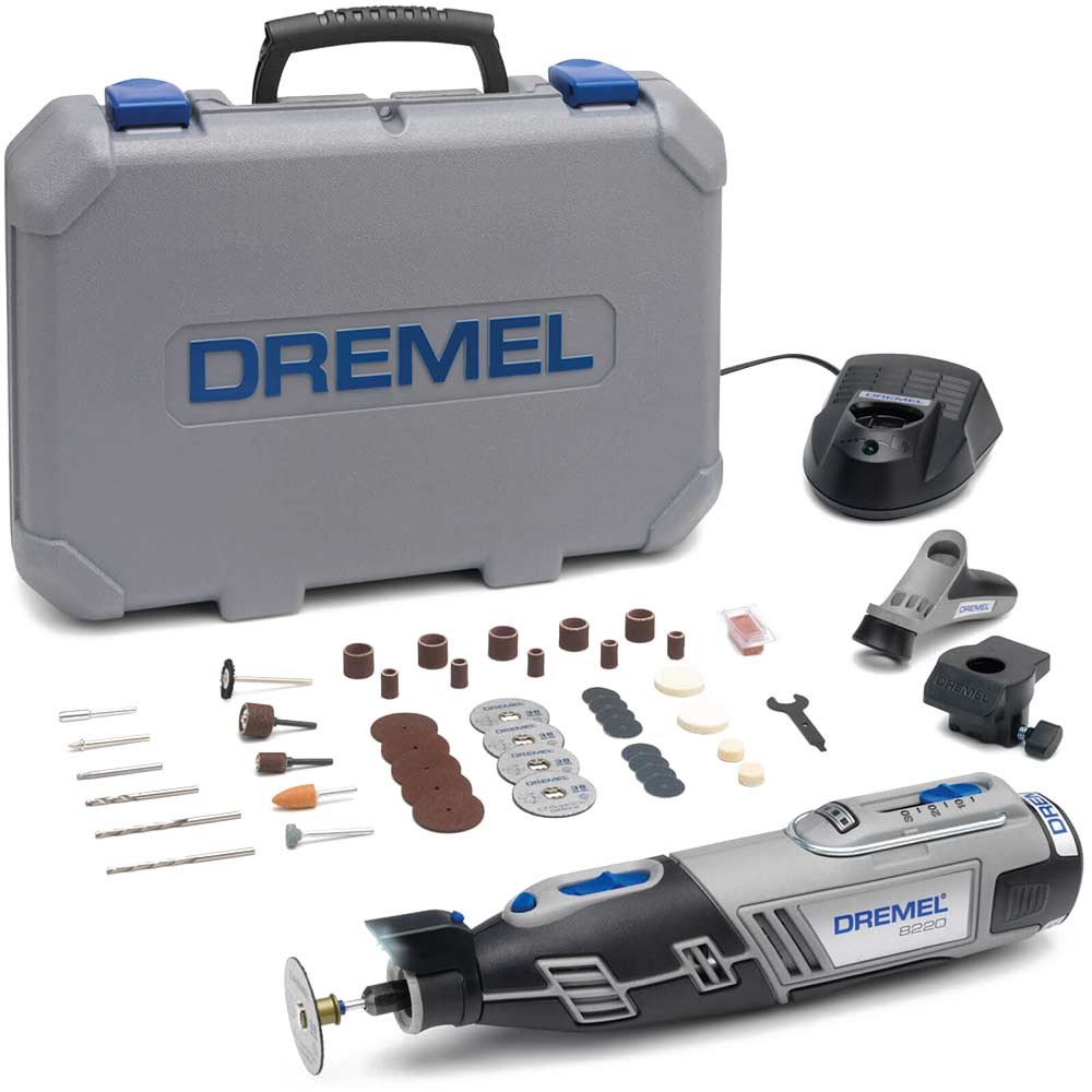 cordless rotary tool kit dremel 8220 battery life
