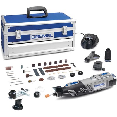 Dremel 8220 Platinum 12v Cordless Rotary Multi Tool 65 Accessory Kit