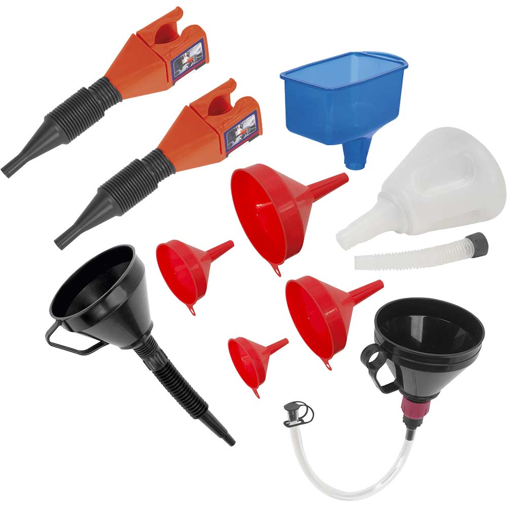 Sealey 10 Piece Funnel Combo Set