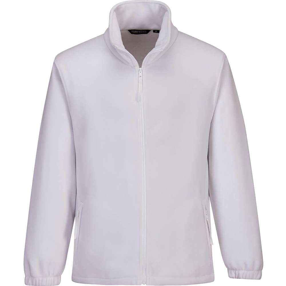 Portwest Mens Aran Fleece White S