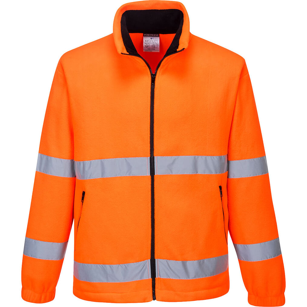 Image of Portwest Hi Vis Essential Fleece Orange XS