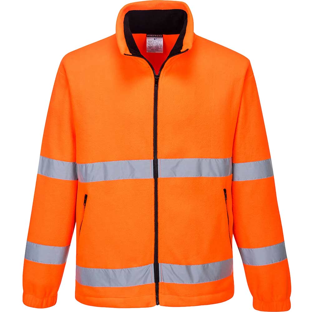 Image of Portwest Hi Vis Essential Fleece Orange M