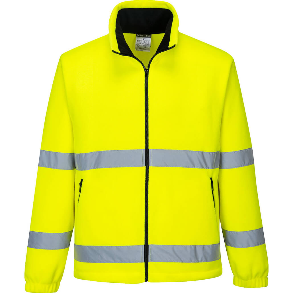 Image of Portwest Hi Vis Essential Fleece Yellow L