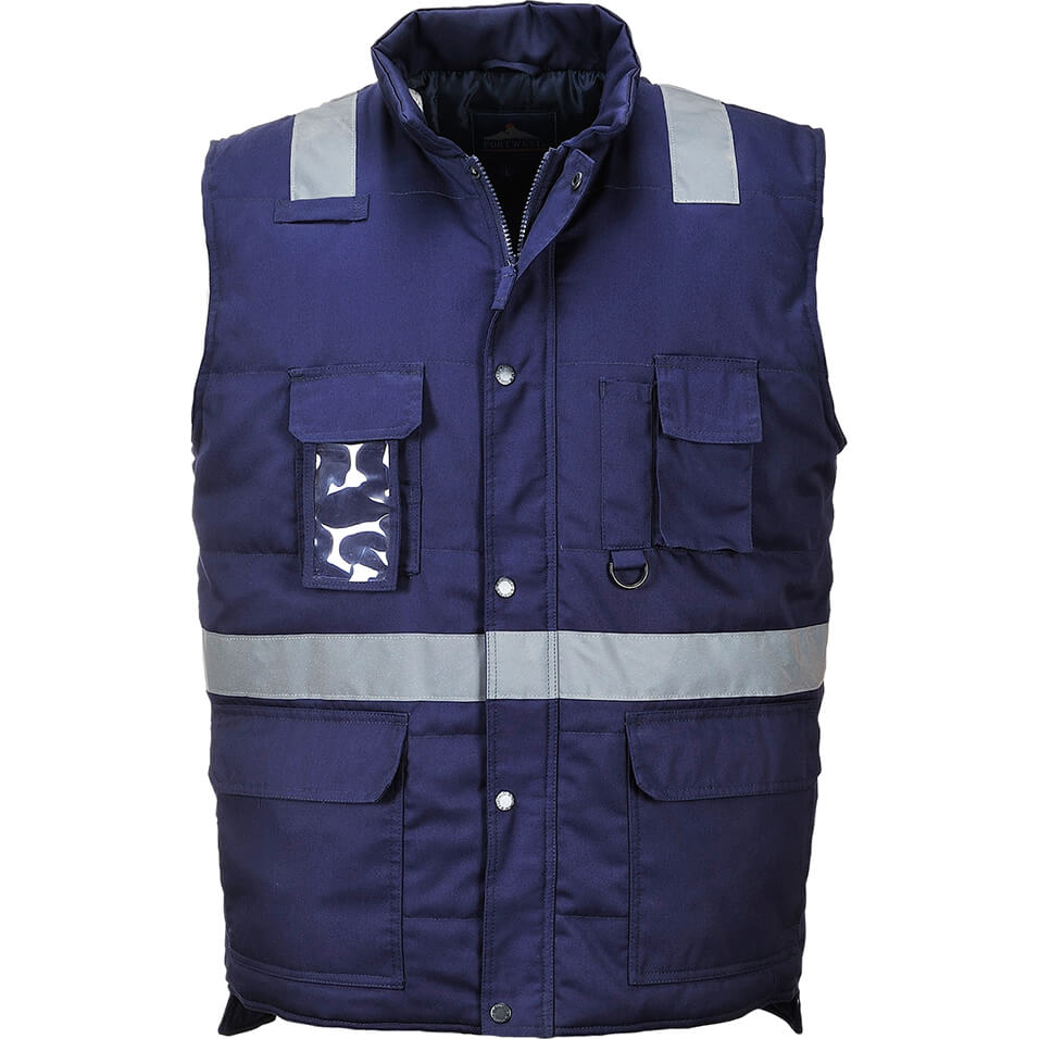 Image of Portwest Iona Mens Bodywarmer Navy 3XL