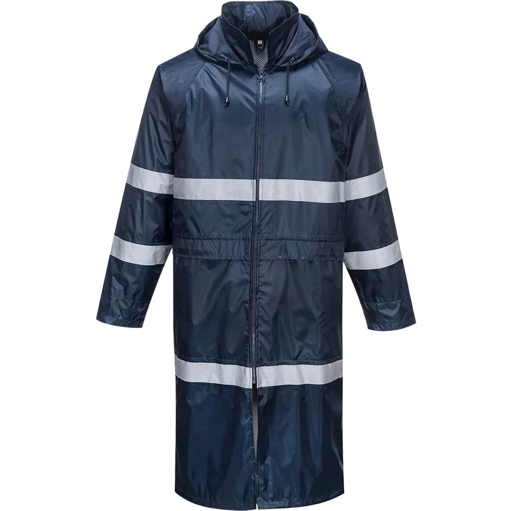 Portwest Classic Iona Rain Coat Navy XL
