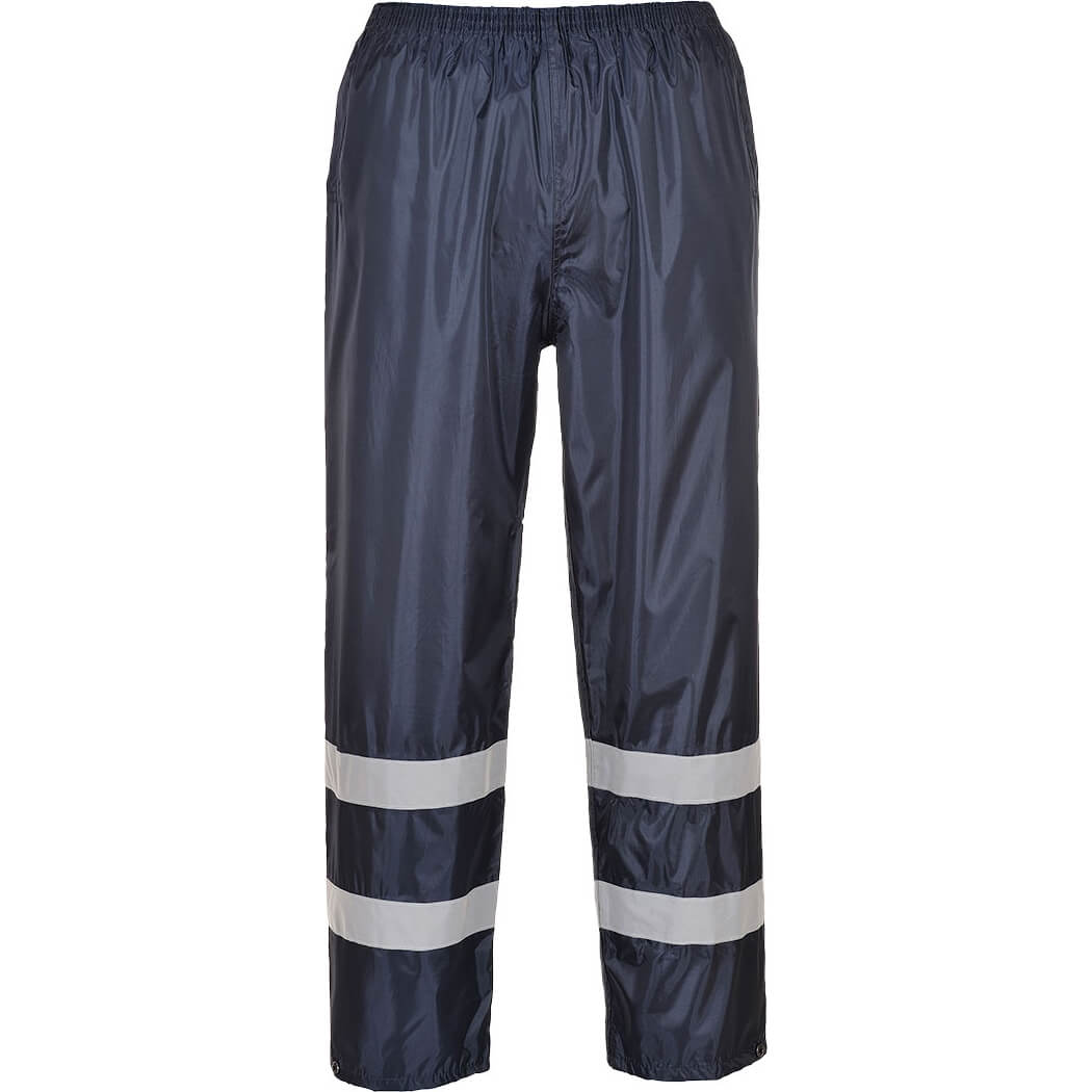 Image of Portwest Classic Iona Waterproof Rain Trousers Navy XL 31"