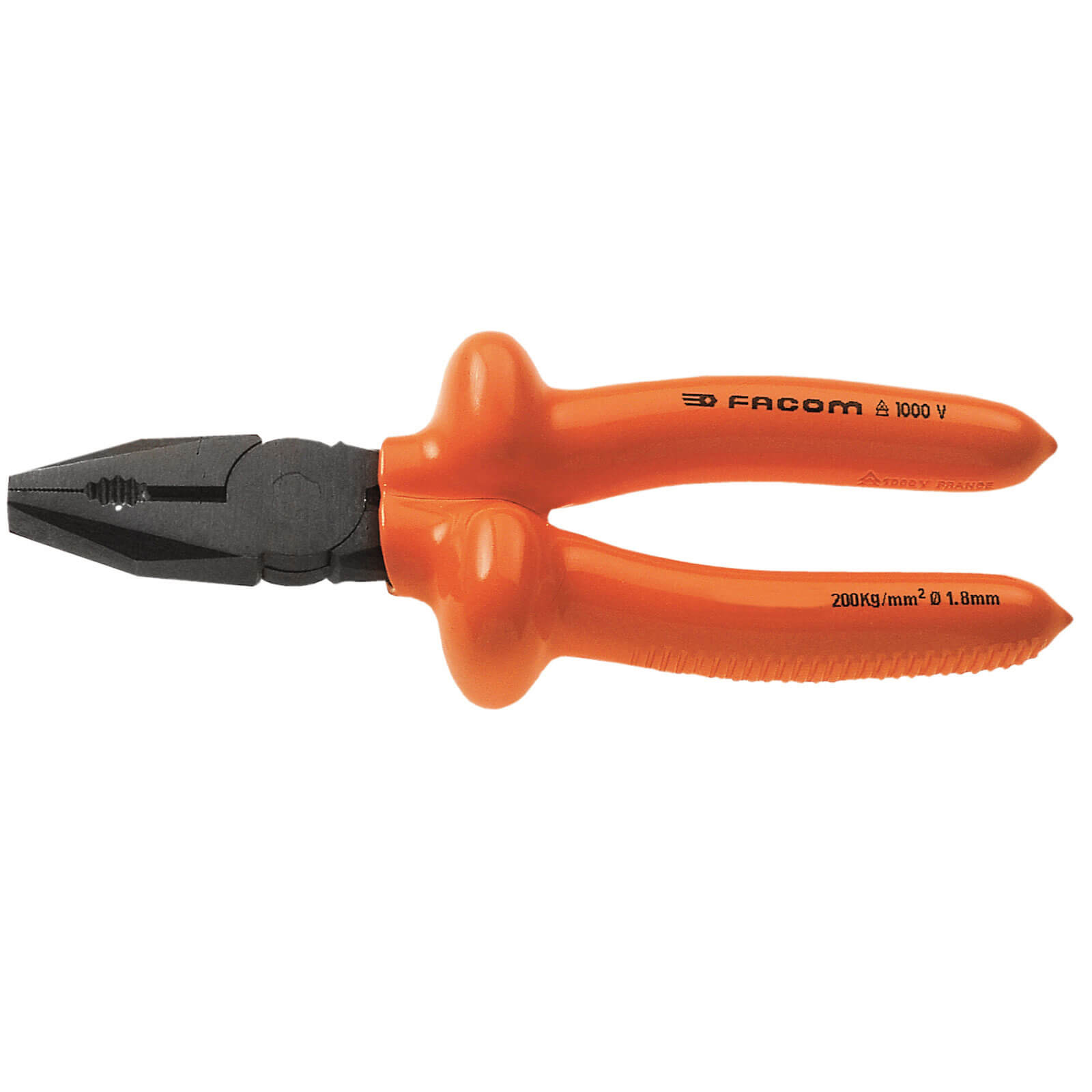 Image of Facom VSE Series Insulated Combination Pliers 205mm