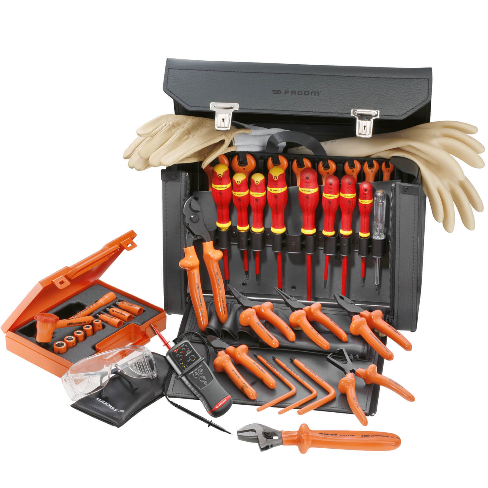 Image of Facom 2187C.VSE 32 Piece Electricians Tool Kit