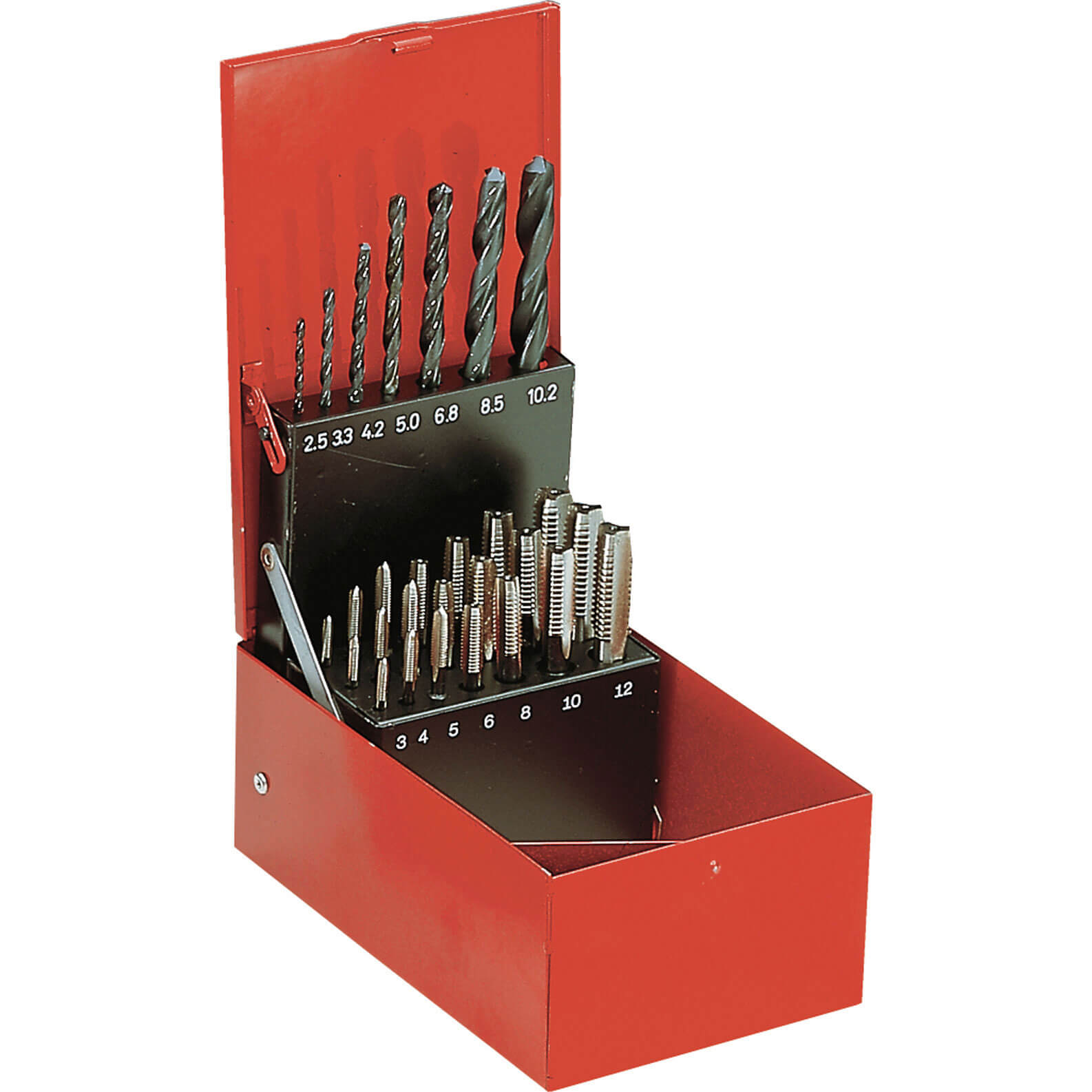 Image of Facom 28 Piece Tap and Drill Bit Set Metric