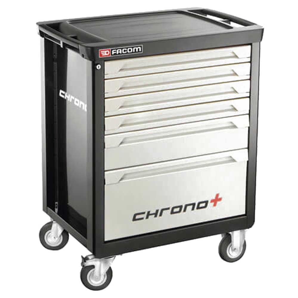 Facom Chrono 6 Drawer Tool Roller Cabinet Black / Silver Accepts All ...