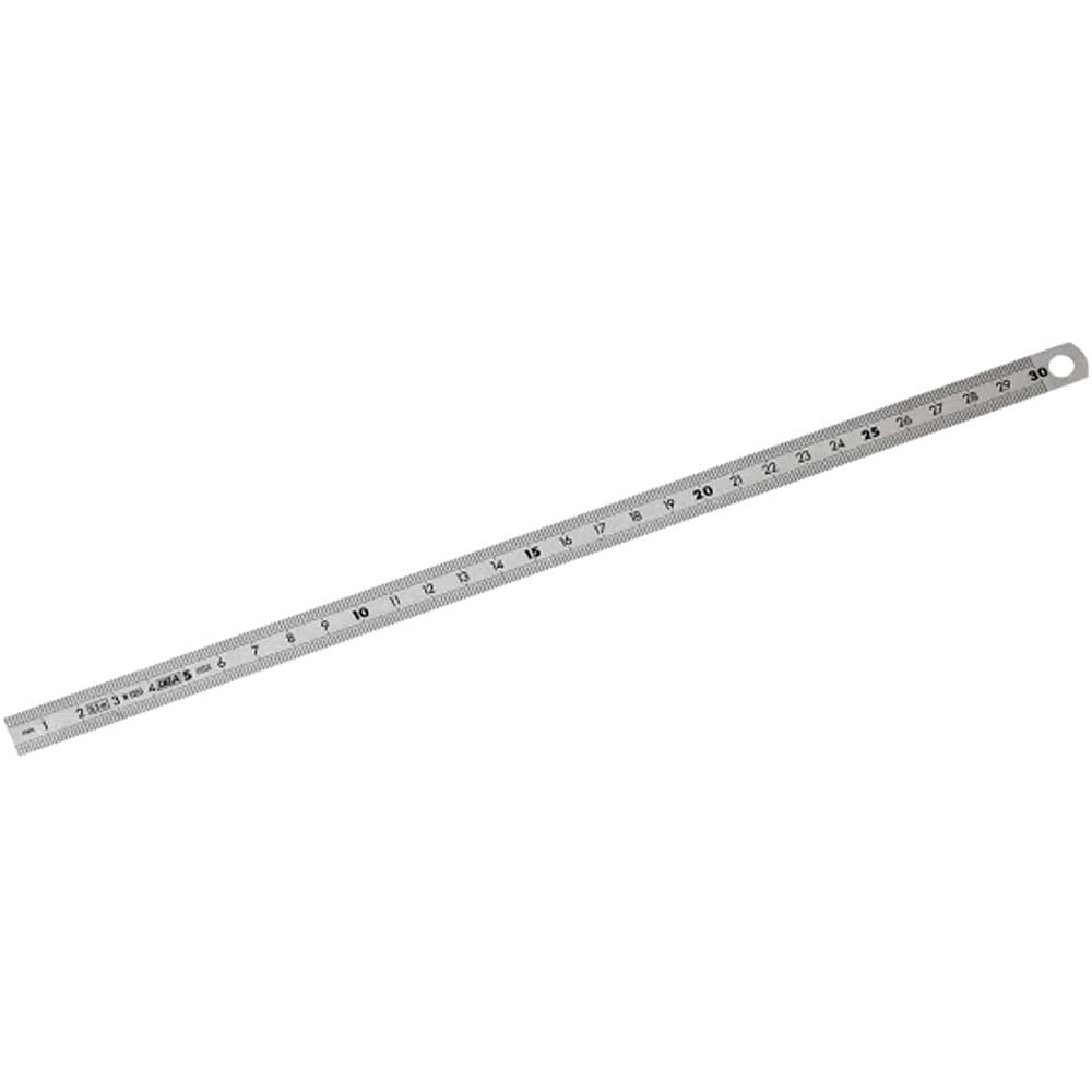 Image of Facom DELA.1051 Metric Double Sided Stainless Steel Rule 12" / 300mm