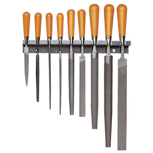Image of Facom 9 Piece Engineering Rasp and File Set
