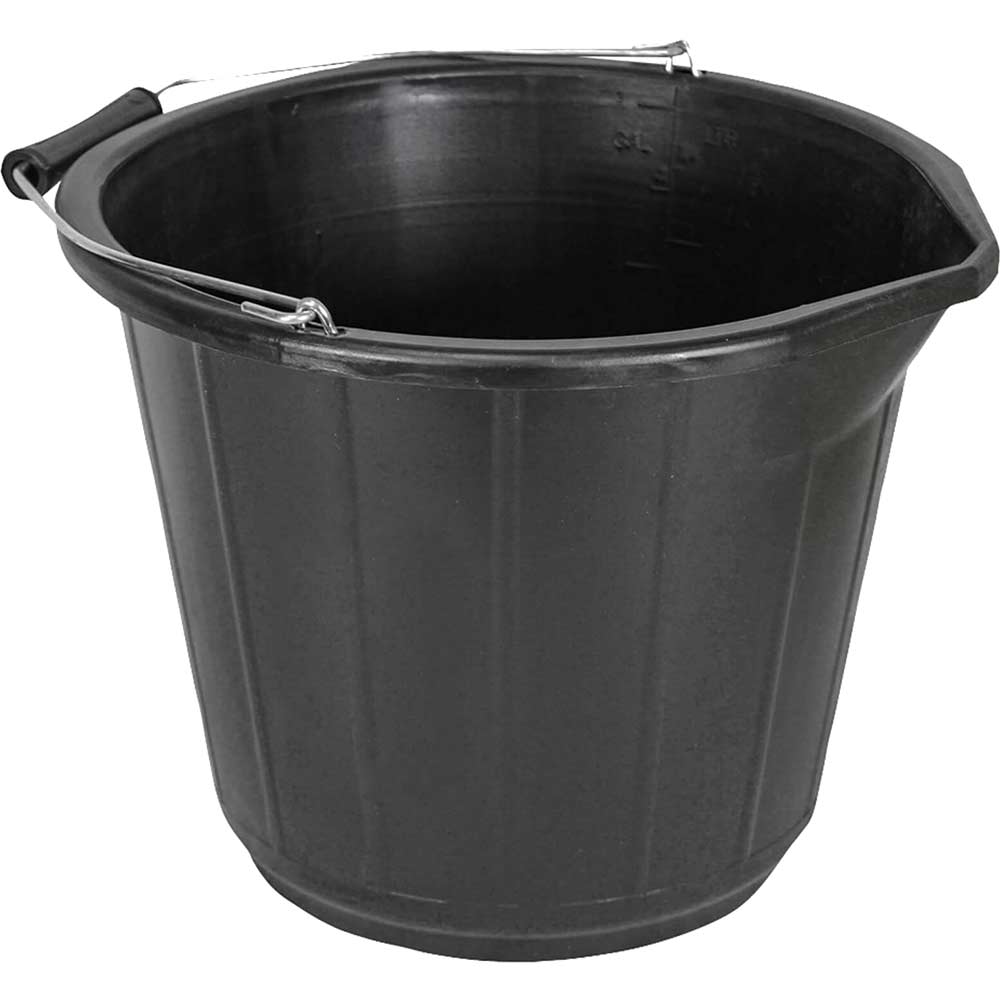 Photos - Tool Box Faithfull General Purpose Bucket 14l Black FAI3GBUCKET 