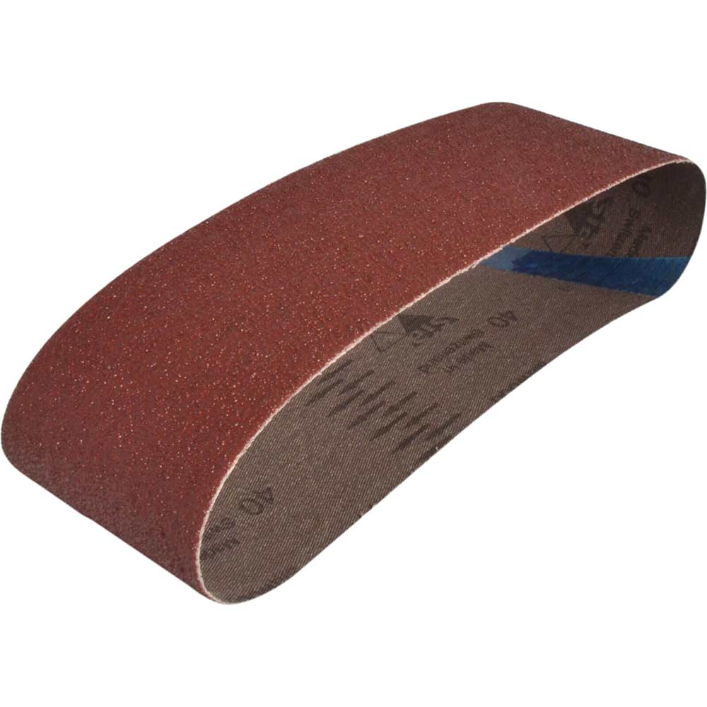 Faithfull Cloth Sand Belts 75mm x 533mm 75mm x 533mm 40g Pack of 3