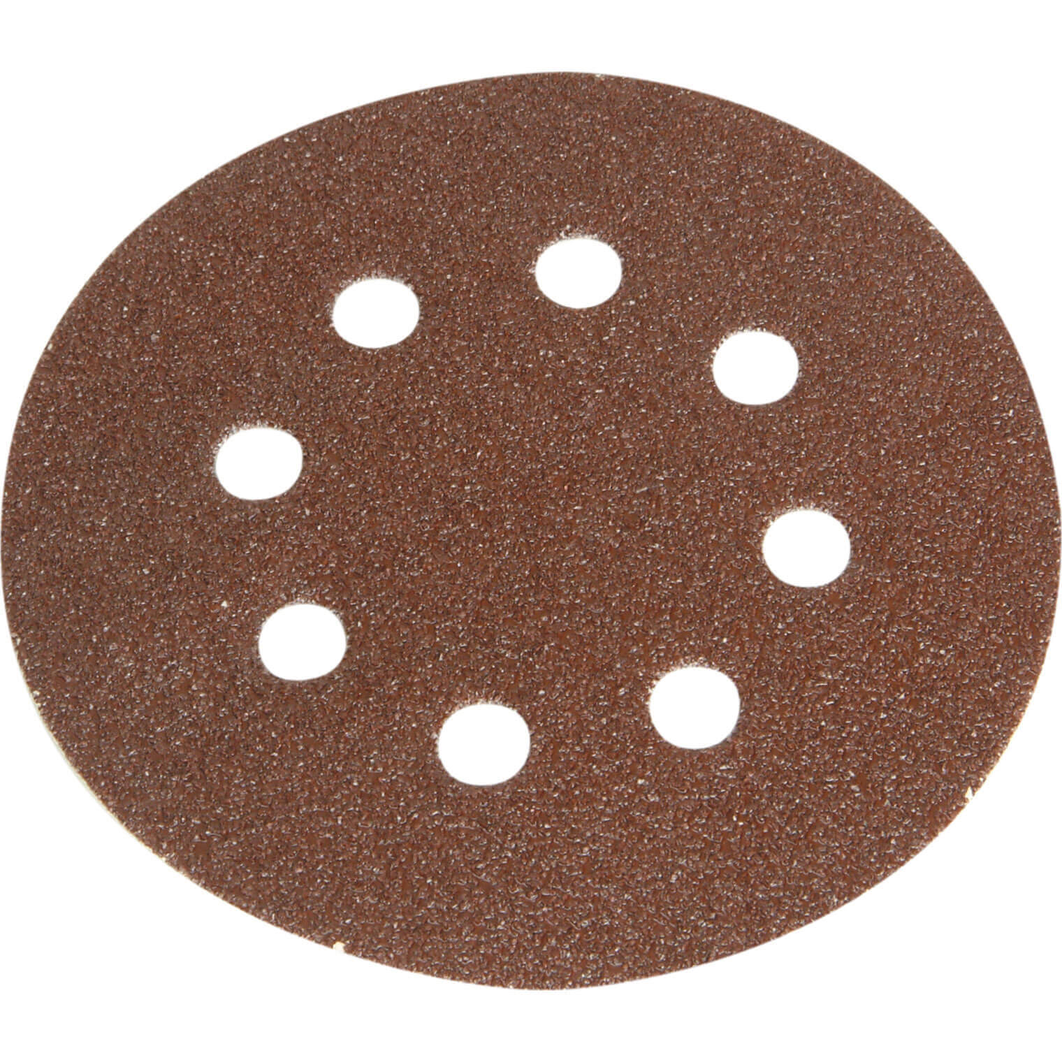 Image of Faithfull 125mm Hook and Loop Perforated Sanding Discs 125mm Medium Fine Pack of 5
