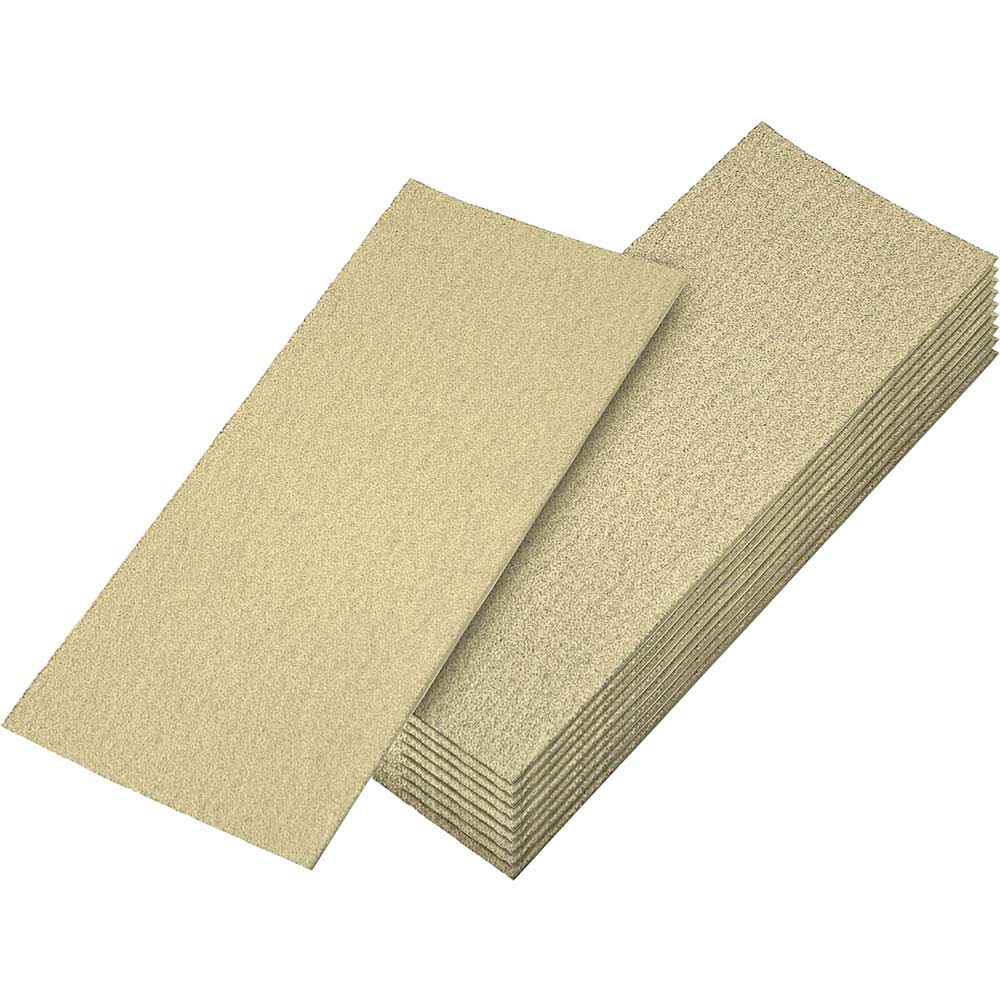 Faithfull Clip On 1/2 Sanding Sheets 115mm x 280mm Assorted Pack of 5