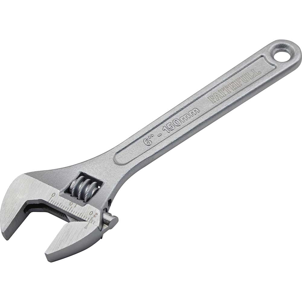 Faithfull Chrome Adjustable Spanner 150mm