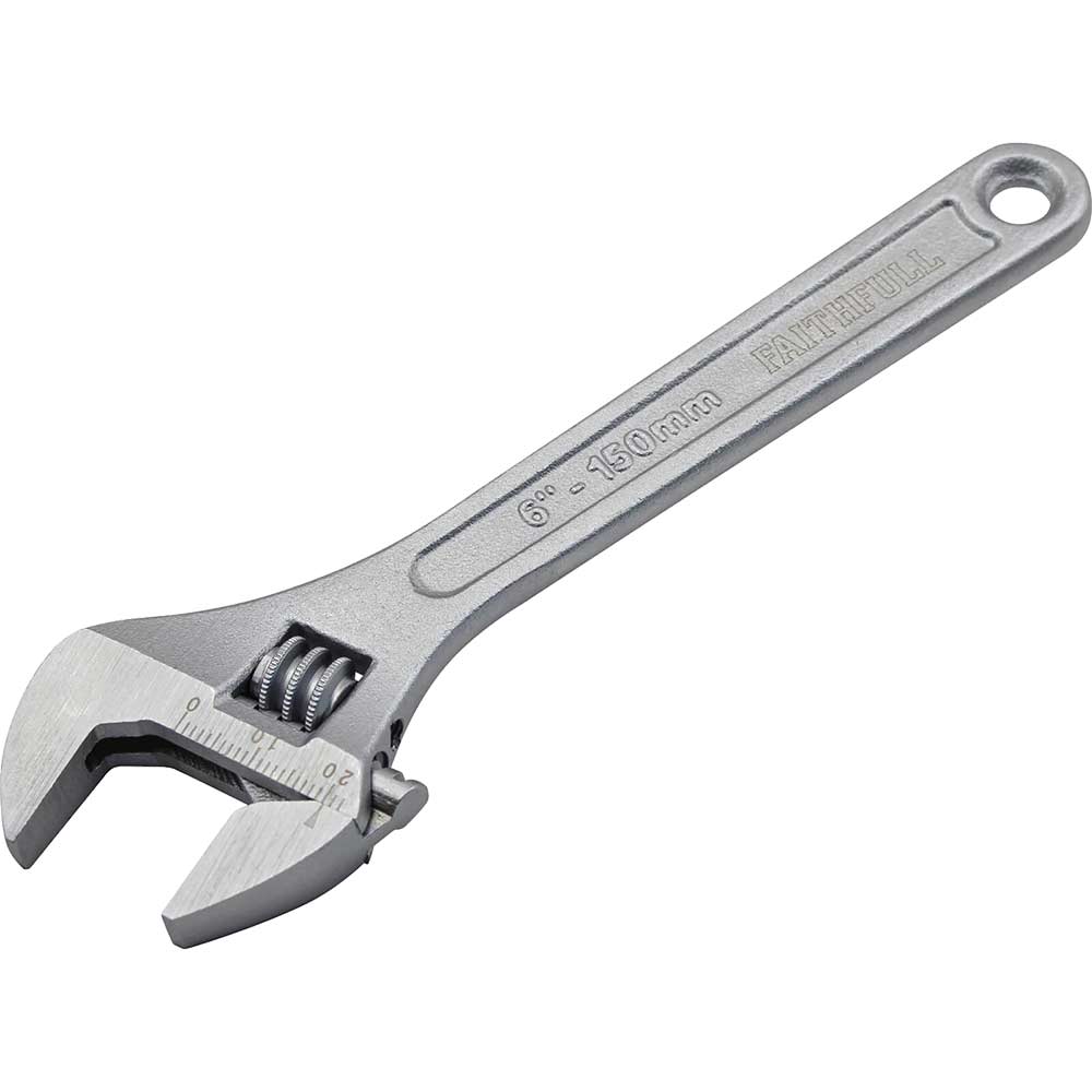 Photos - Wrench Faithfull Chrome Adjustable Spanner 150mm FAIAS150MC 