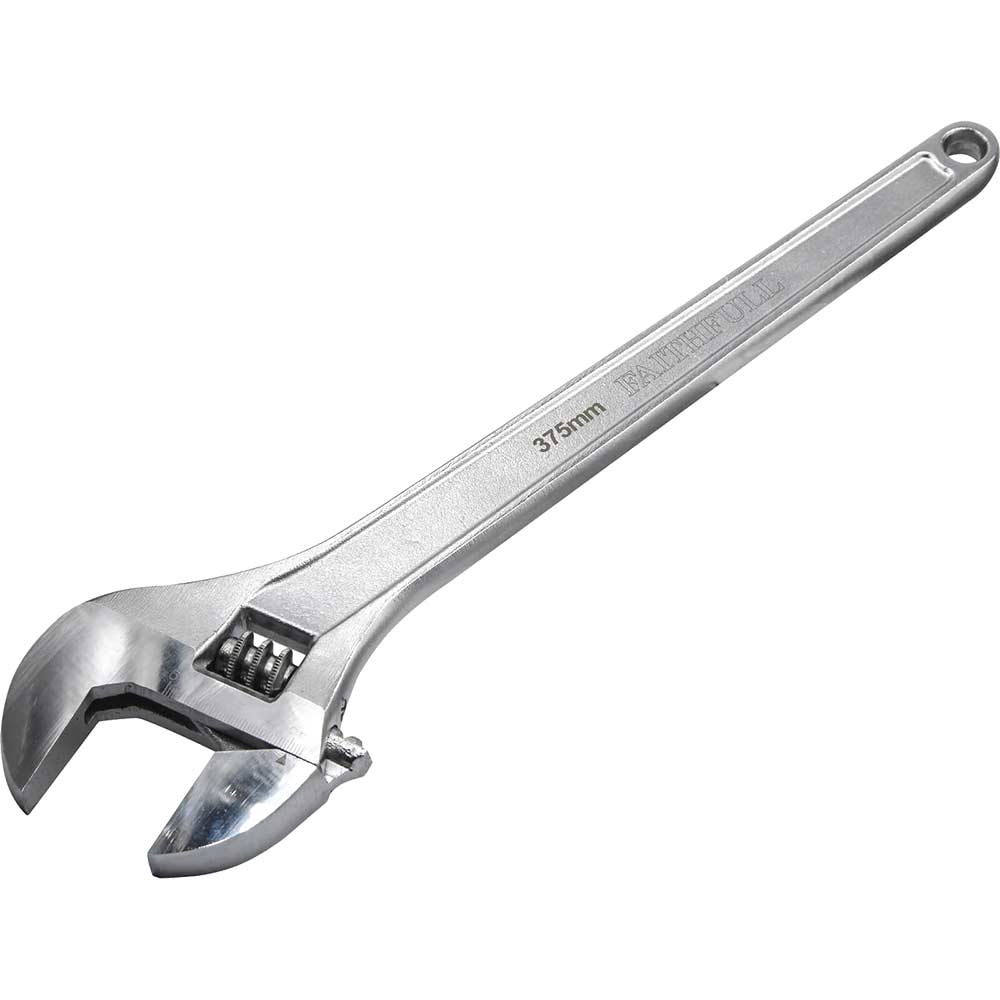 Faithfull Chrome Adjustable Spanner 375mm