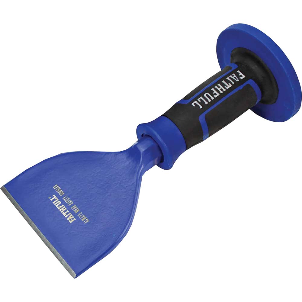 Faithfull Brick Bolster Chisel and Grip 100mm
