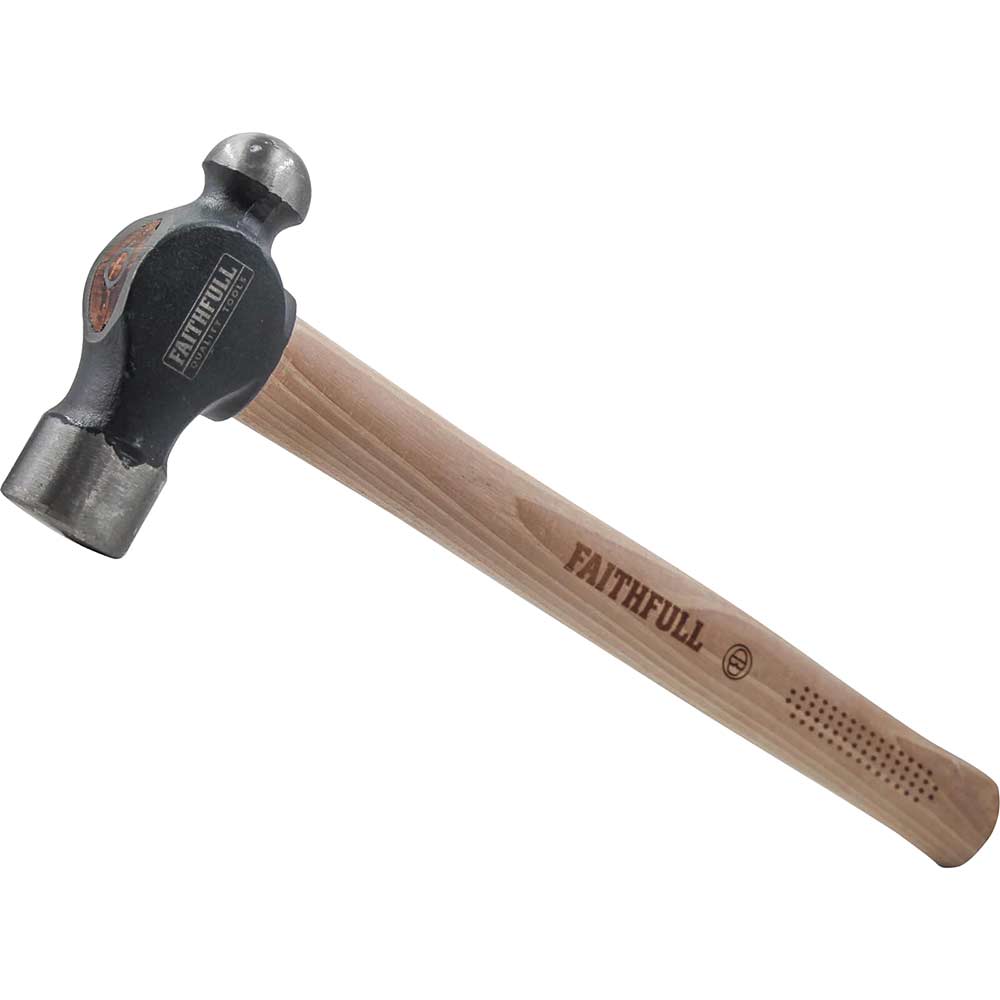 Faithfull FSC Hickory Ball Pein Hammer 680g