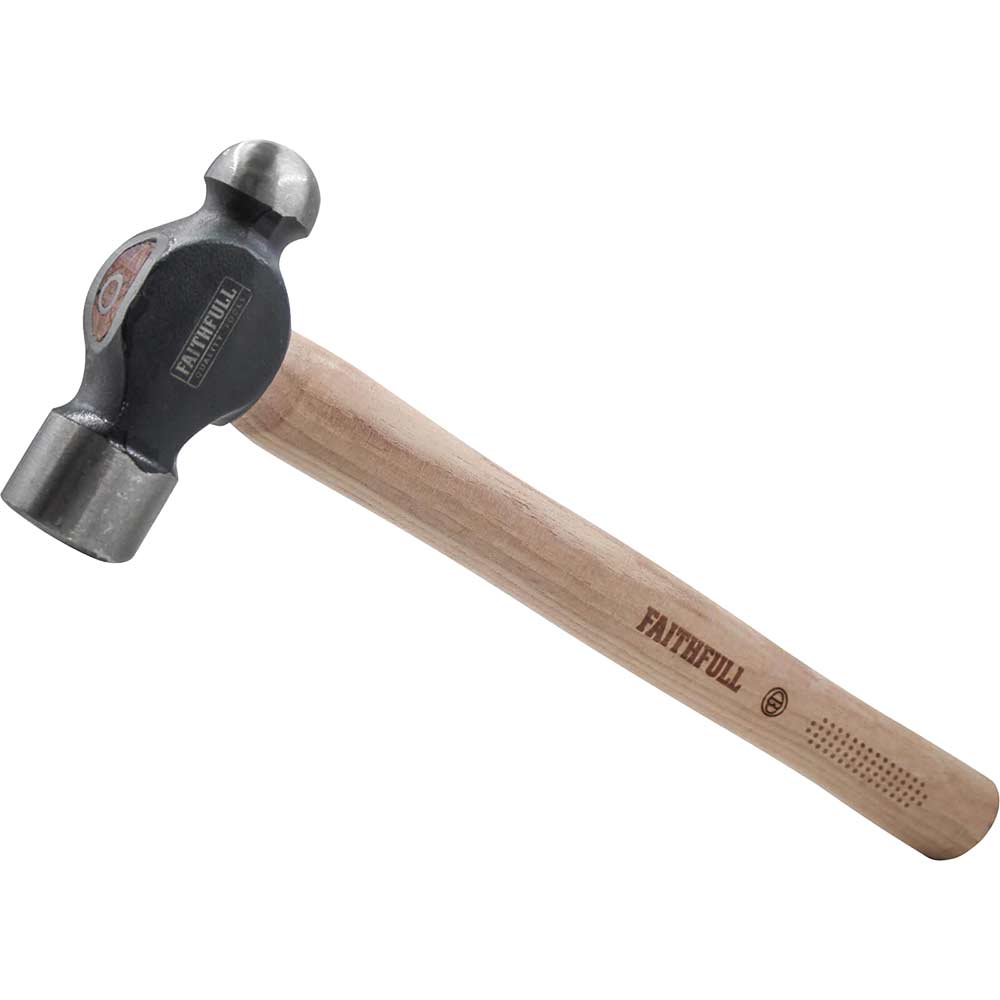 Faithfull FSC Hickory Ball Pein Hammer 1.3kg