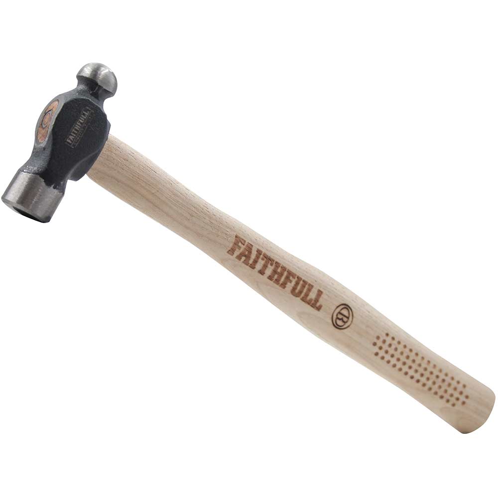 Faithfull FSC Hickory Ball Pein Hammer 110g